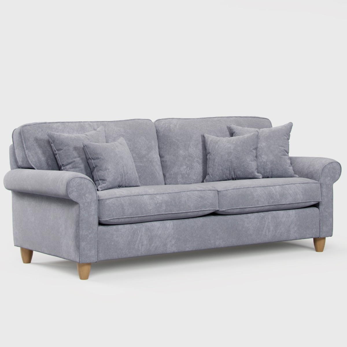 4 Seater Sofa - COASTAL Fabric - Anthracite