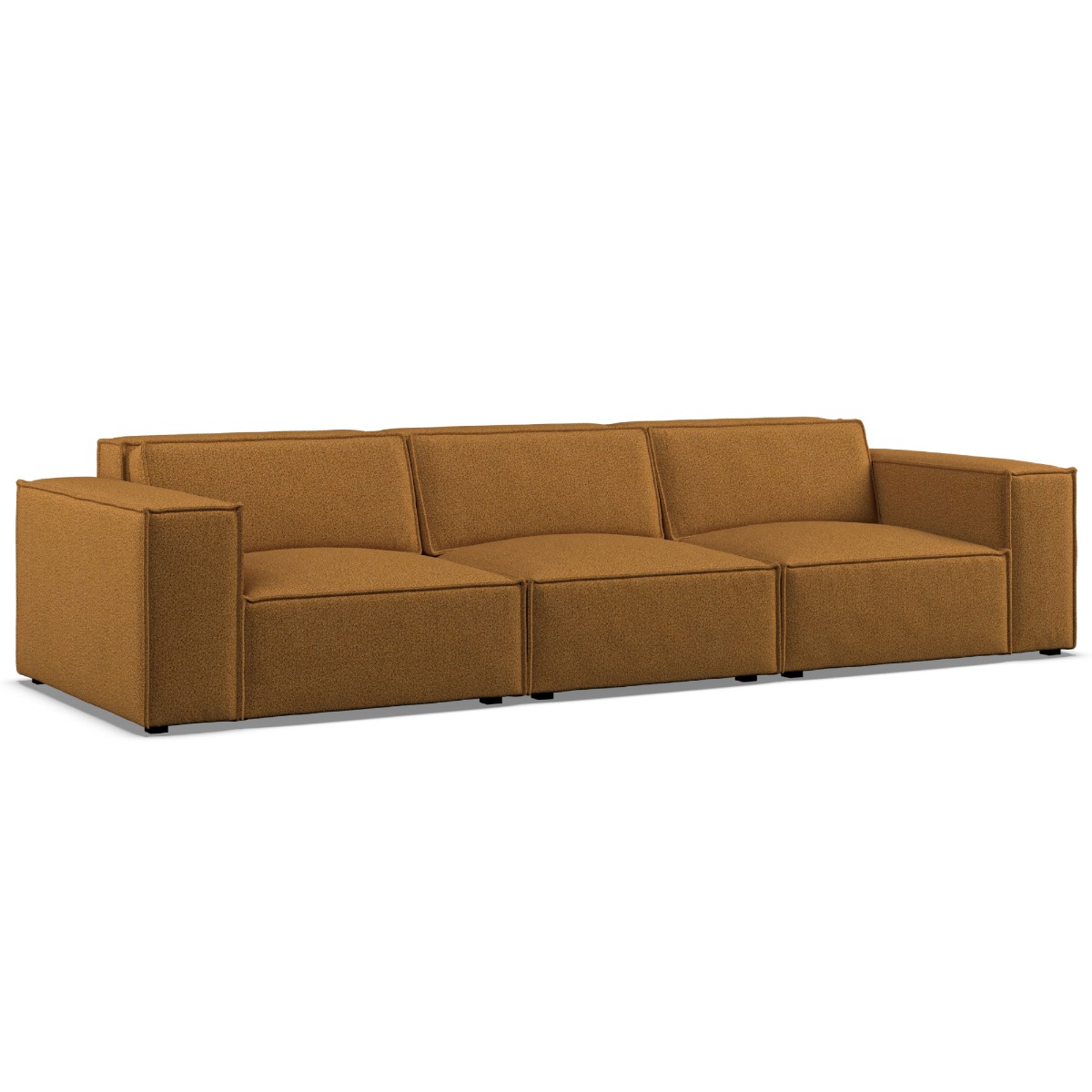 3 Seater Sofa - LUCCA Fabric Inca Gold