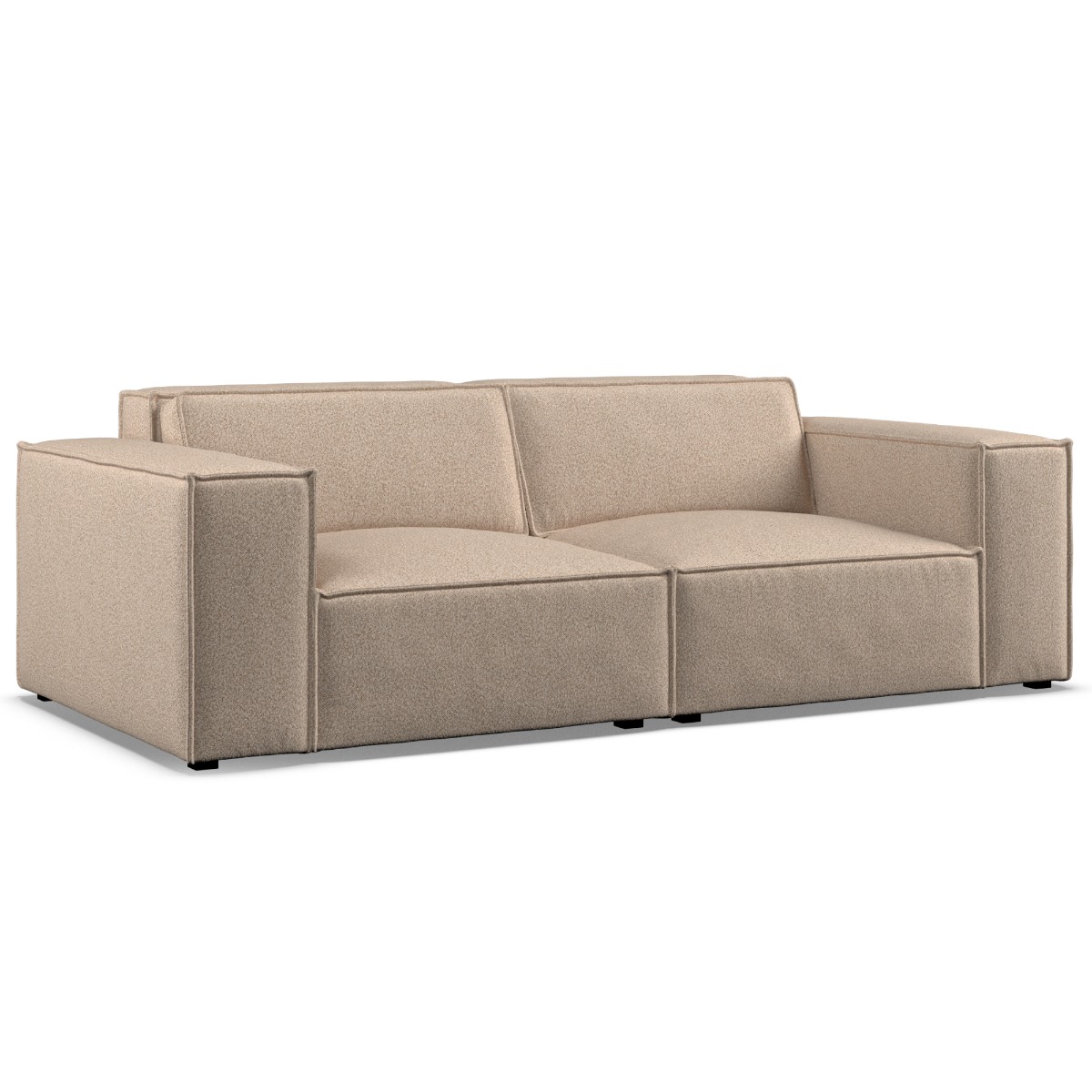 2 Seater Sofa - LUCCA Fabric Beige