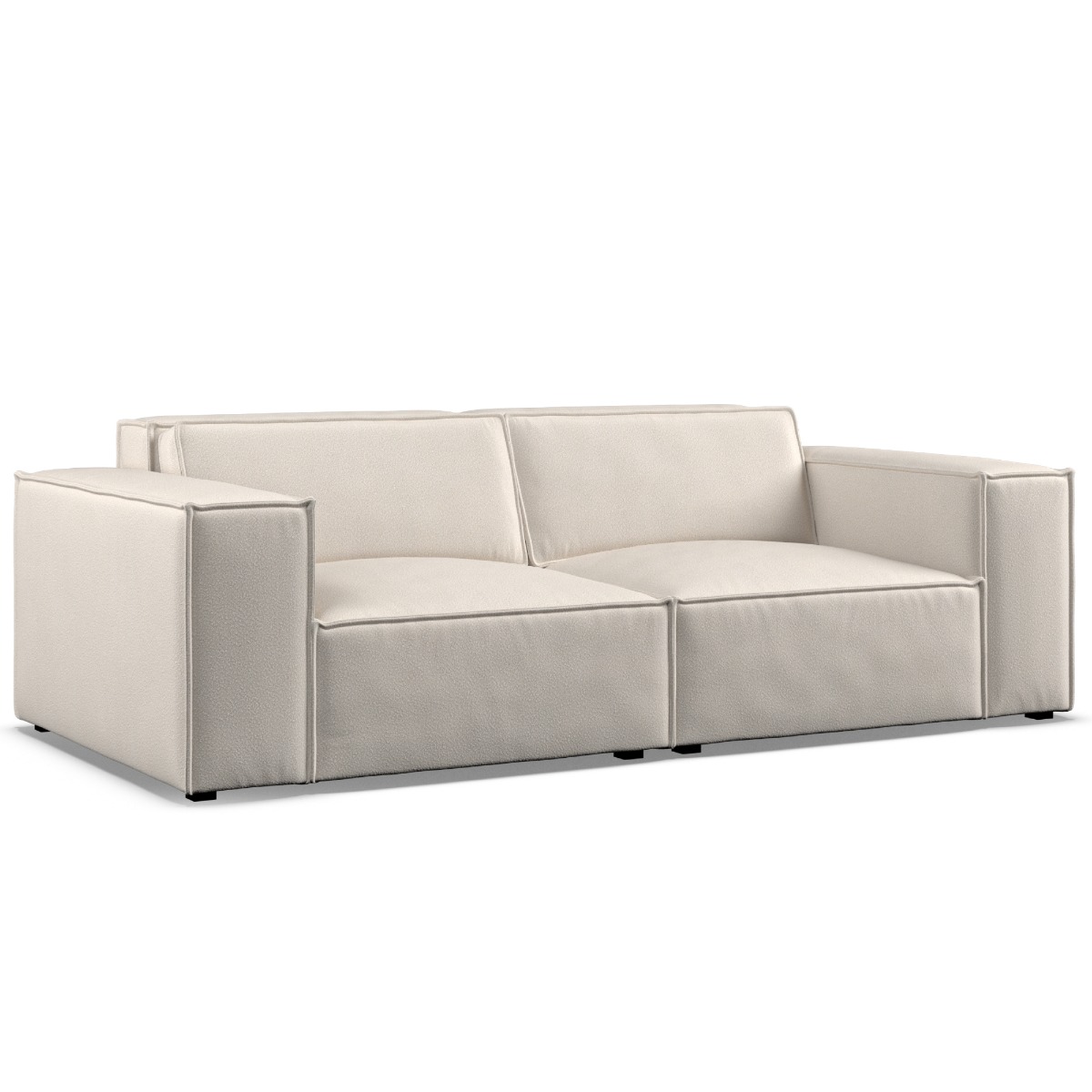 2 Seater Sofa - LUCCA Fabric Ivory