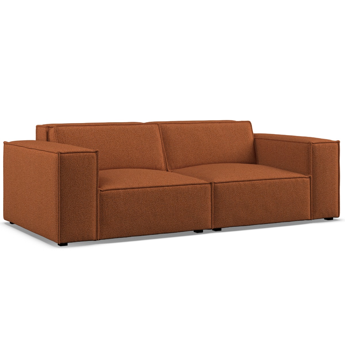 2 Seater Sofa - LUCCA Fabric Terra