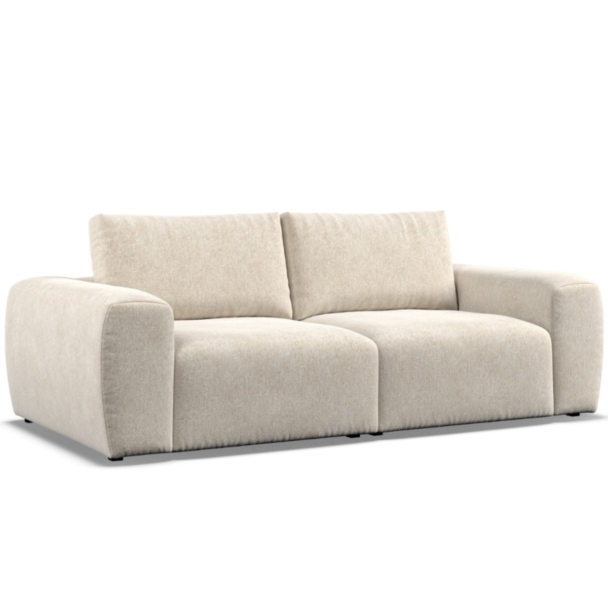 2 Seater Sofa - GRAZ Fabric Ivory
