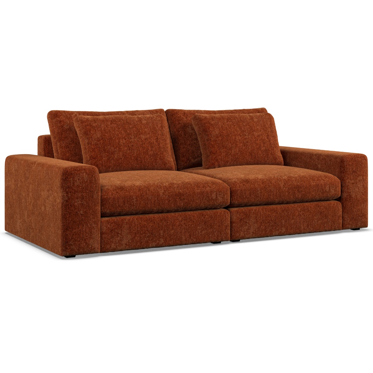 2 Seater Sofa - SOVA Fabric Deep Terra