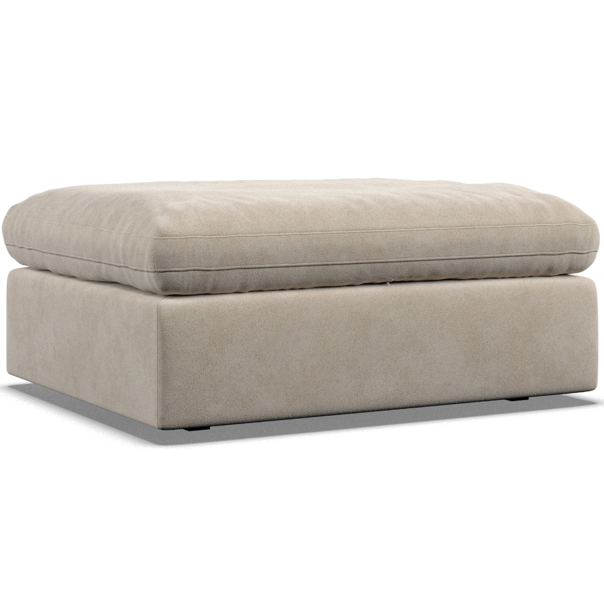 Footstool - OBLAK Fabric Eggshell