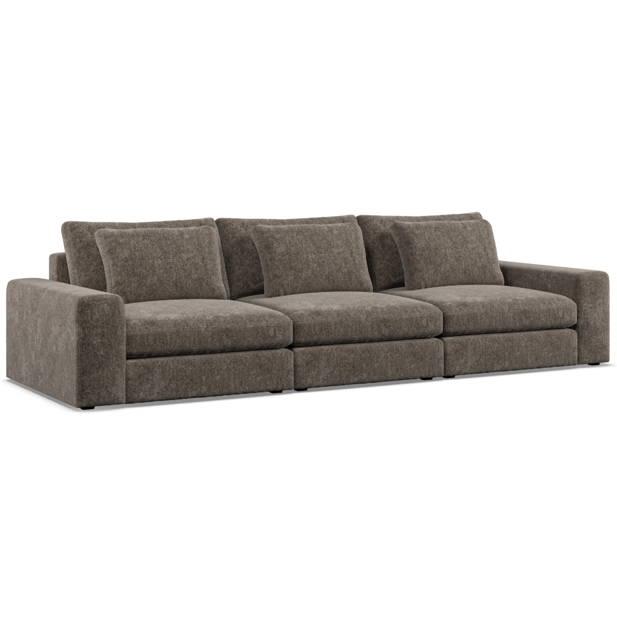 3 Seater Sofa - SOVA Fabric Mocca