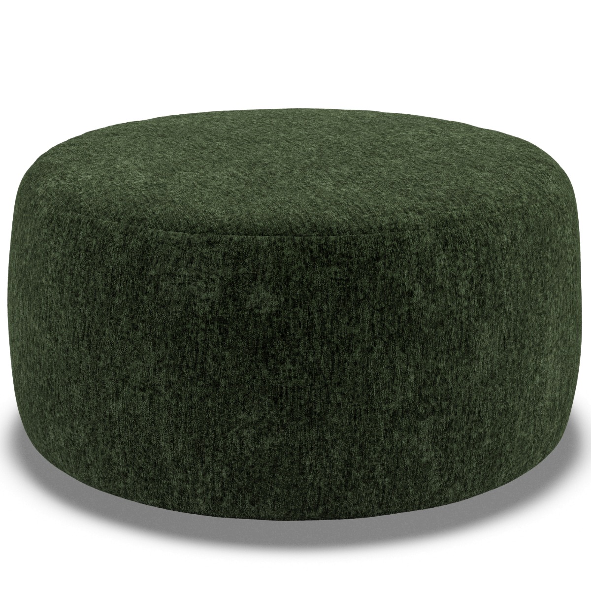 Footstool - GRAZ Fabric Bottle Green