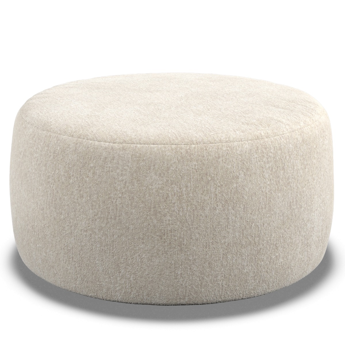 Footstool - GRAZ Fabric Ivory