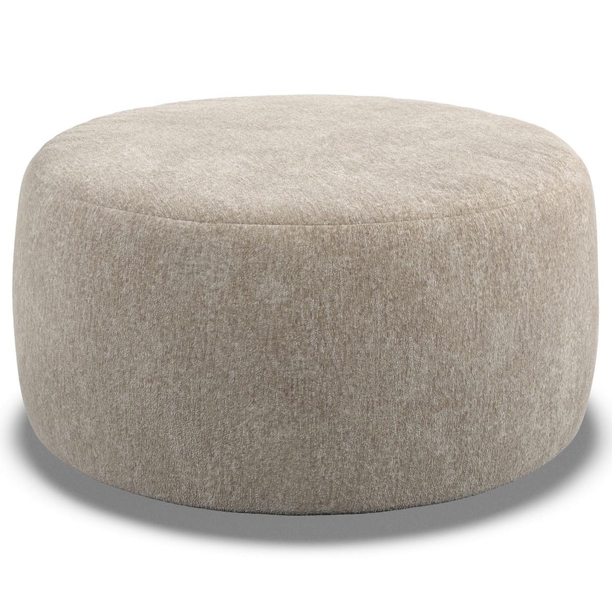 Footstool - GRAZ Fabric Pearl