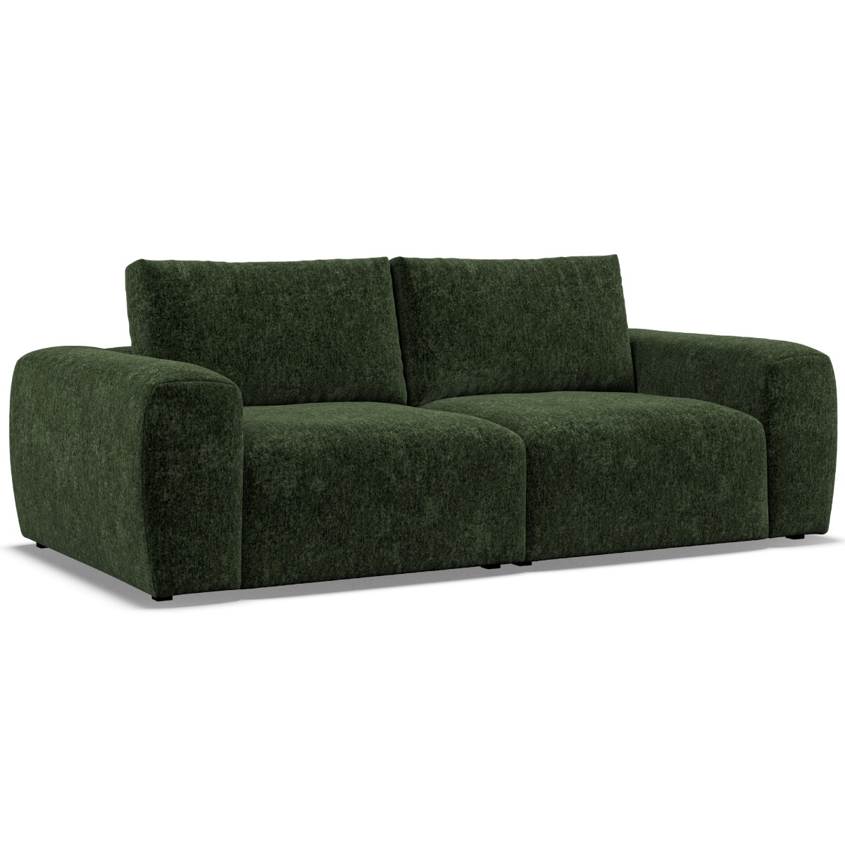 2 Seater Sofa - GRAZ Fabric Bottle Green