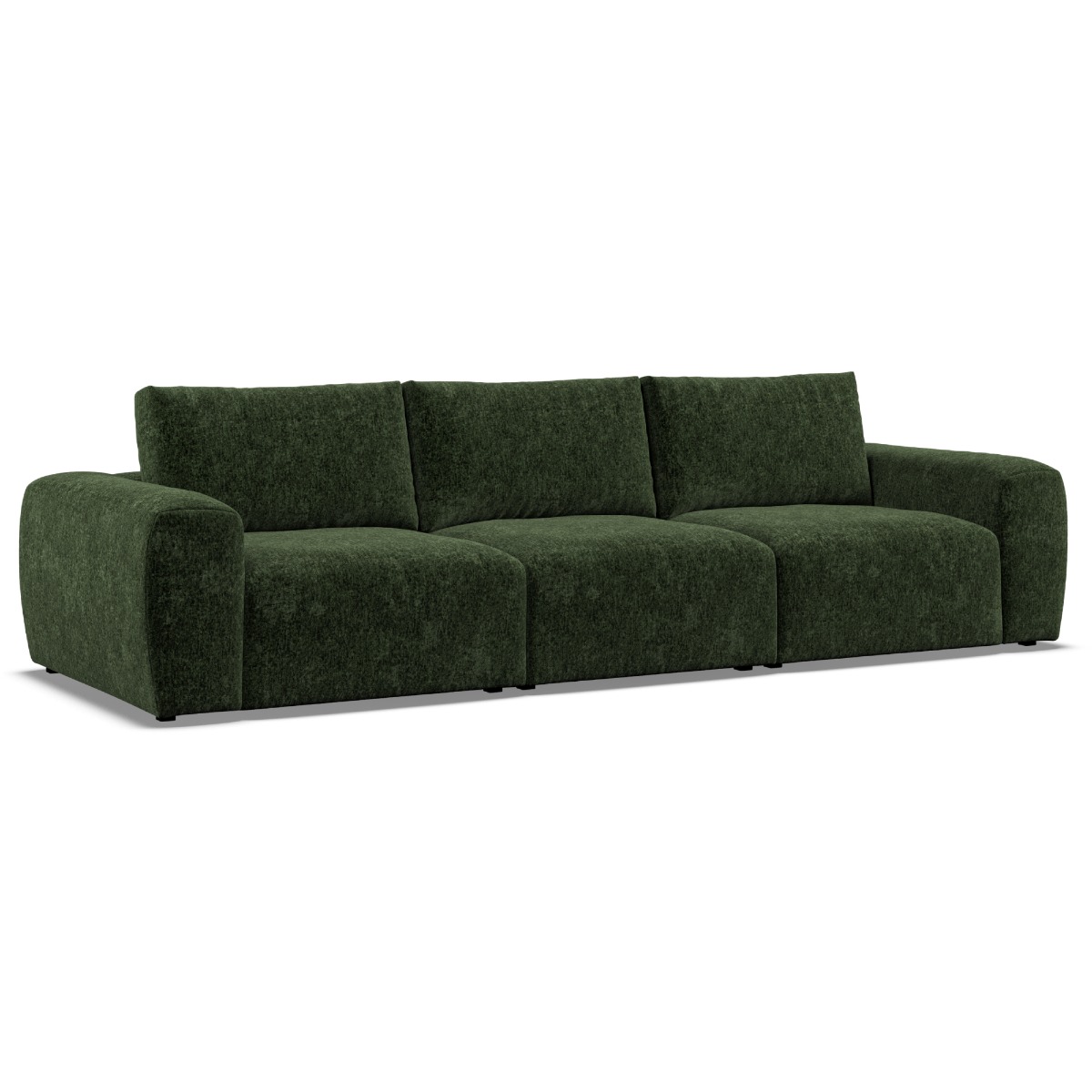 3 Seater Sofa - GRAZ Fabric Bottle Green