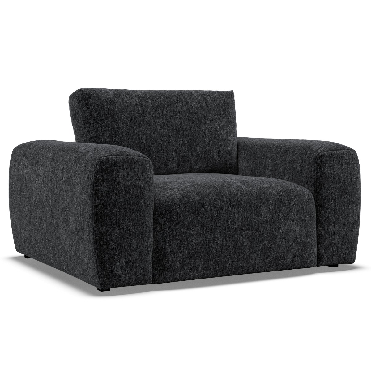 Armchair - GRAZ Fabric Black