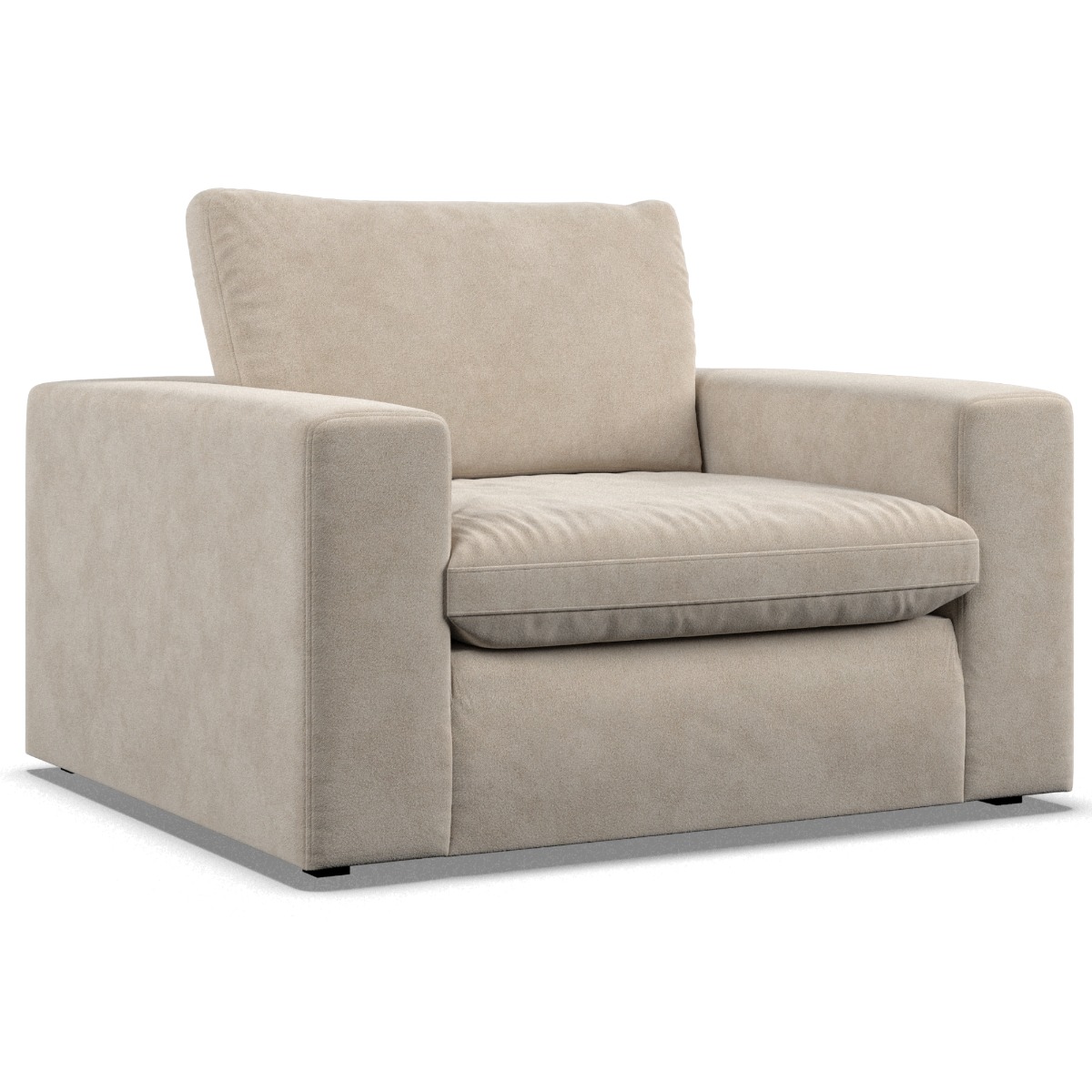 Armchair - OBLAK Fabric Eggshell