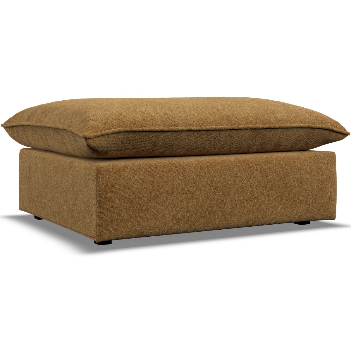 Footstool - PUEBLA Fabric Amber