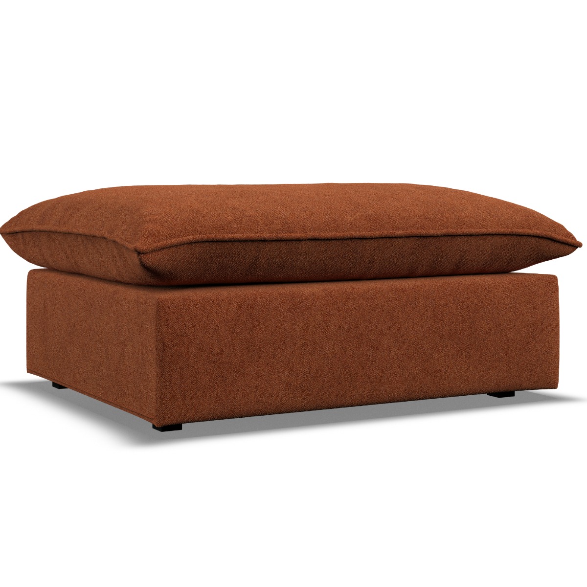 Footstool - PUEBLA Fabric Saffron