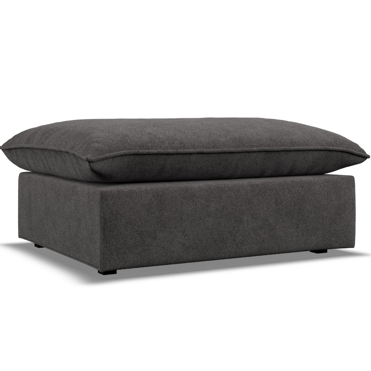 Footstool - PUEBLA Fabric Slate