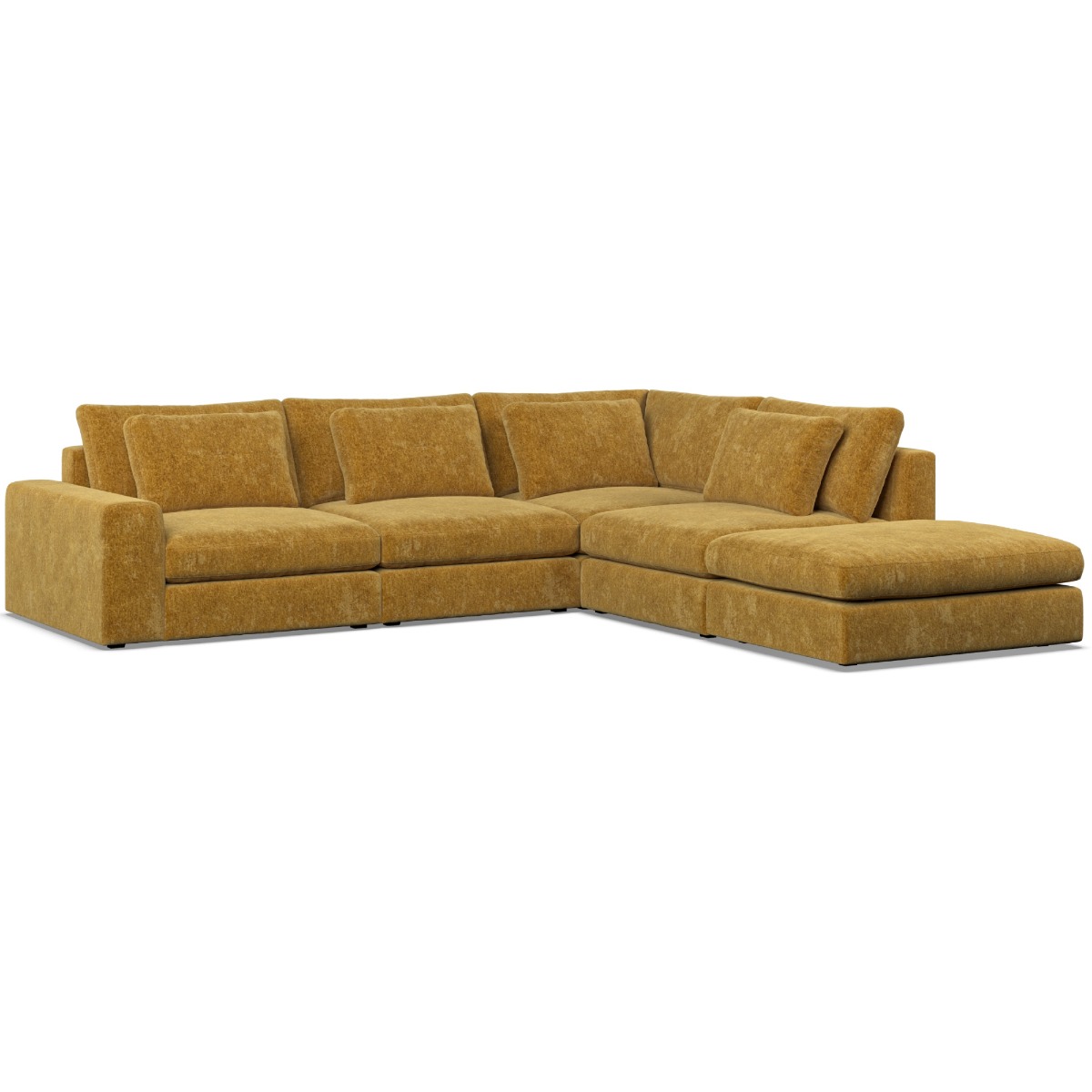 Corner Sofa - SOVA Fabric 4 Seater Left Hand Facing - Sunny