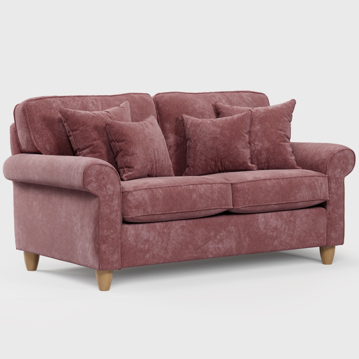 2 Seater Sofa - COASTAL Fabric - Deep Terra