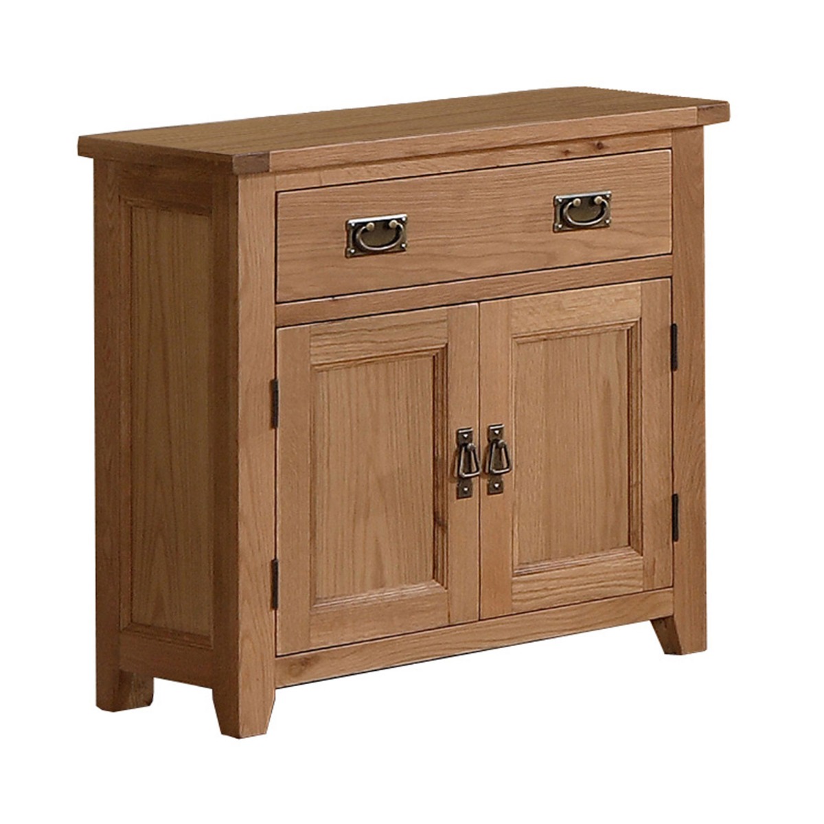 Paxley Compact Sideboard with 1 Drawers and 2 Doors - Oak
