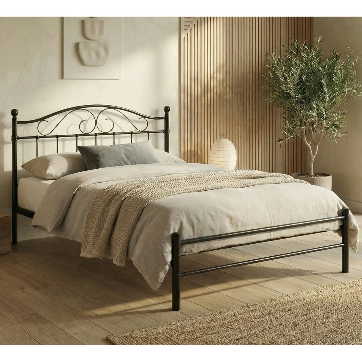 Sussex Classic Metal Bed Frame - 3ft Single - Black