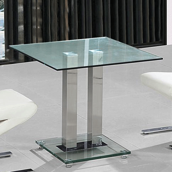 Cotswold Small Square Dining Table - Chrome