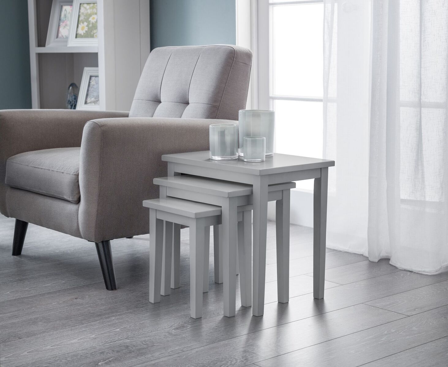 Cleo 3PC Nest of Tables Range - Grey