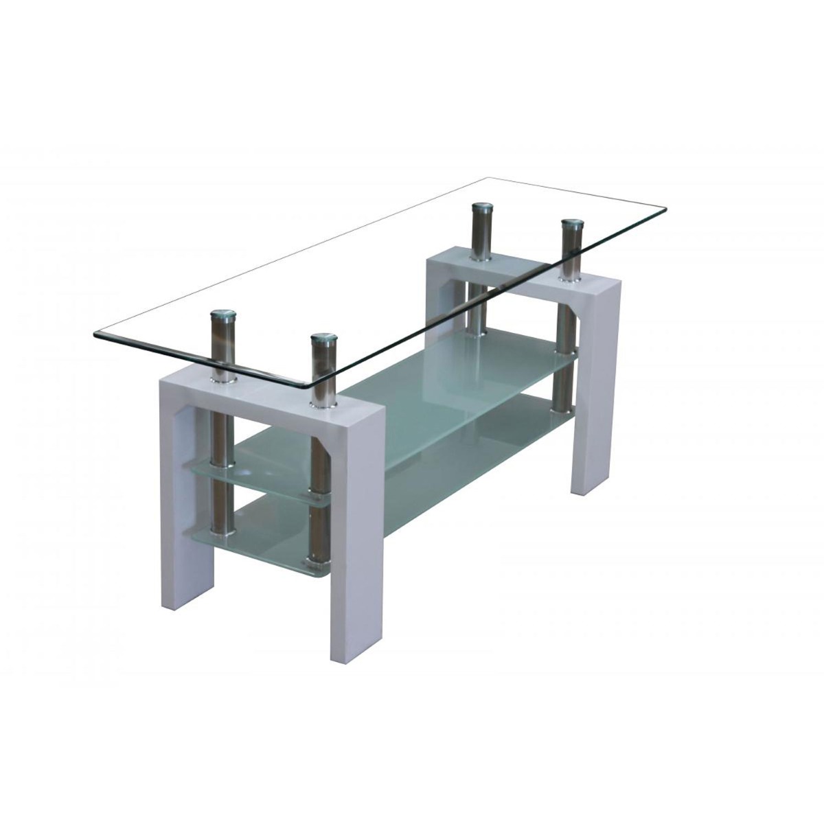 Atticus High Gloss TV Unit - White