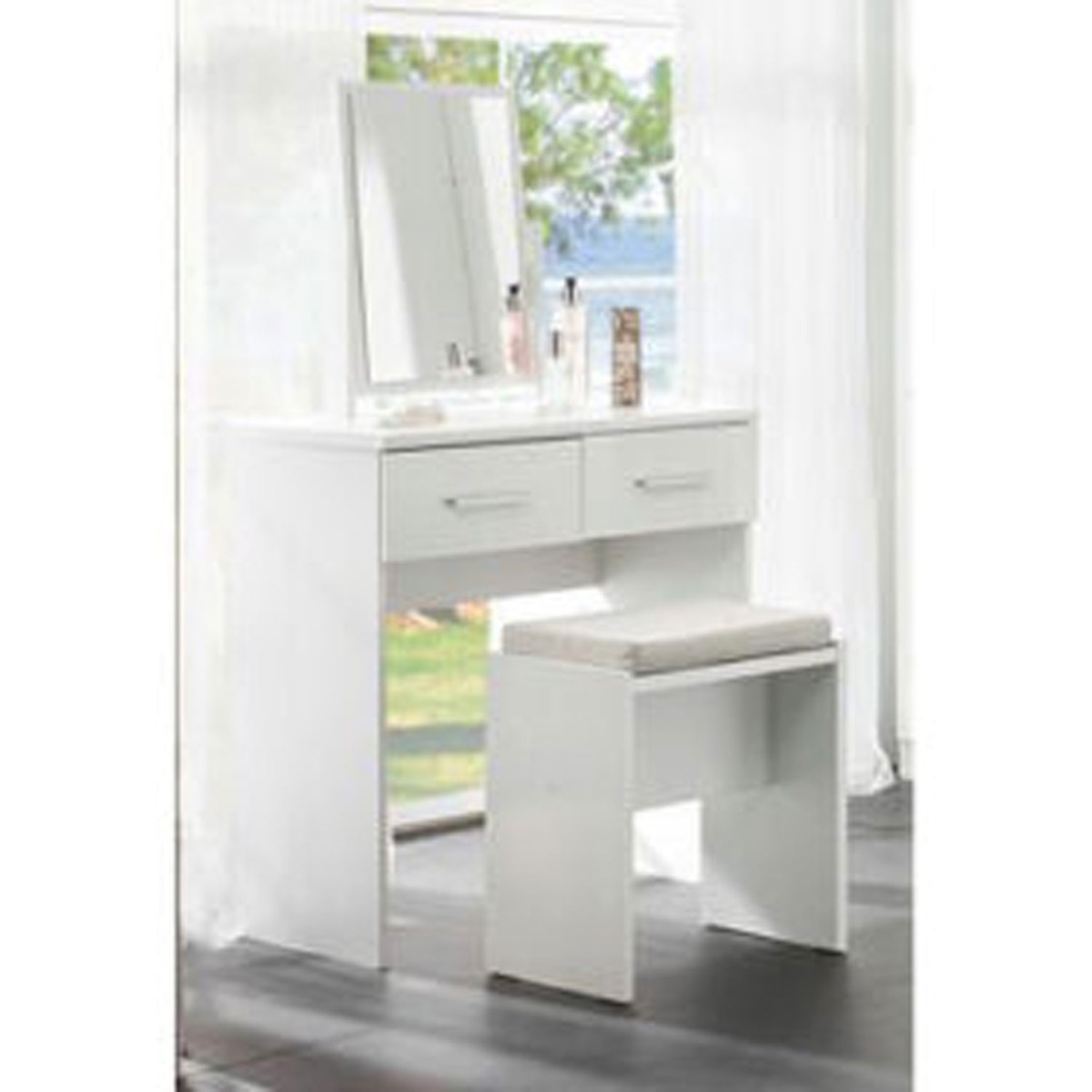 Dressing Table - MIRAGE Dresser White 75cm
