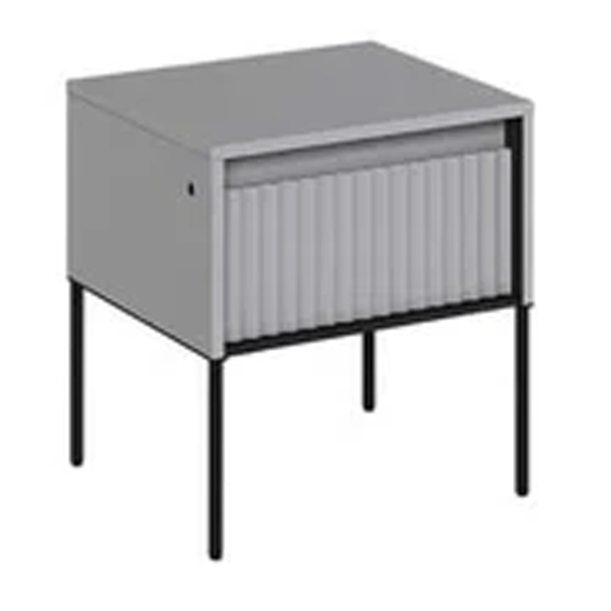 TRADESSA Bedside Table - Grey Matt