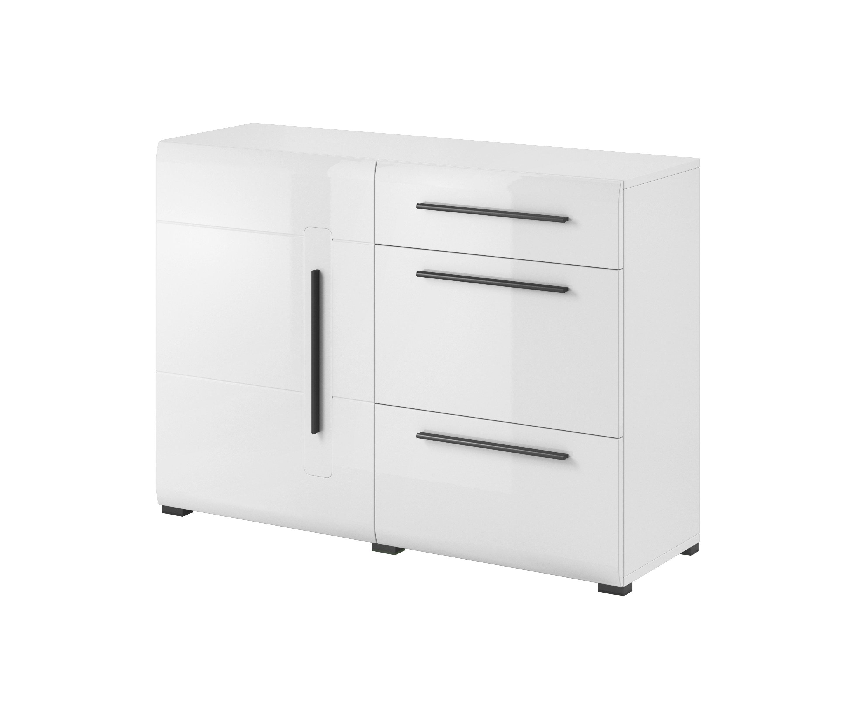 Oklahoma 45 Sideboard Cabinet - White Gloss