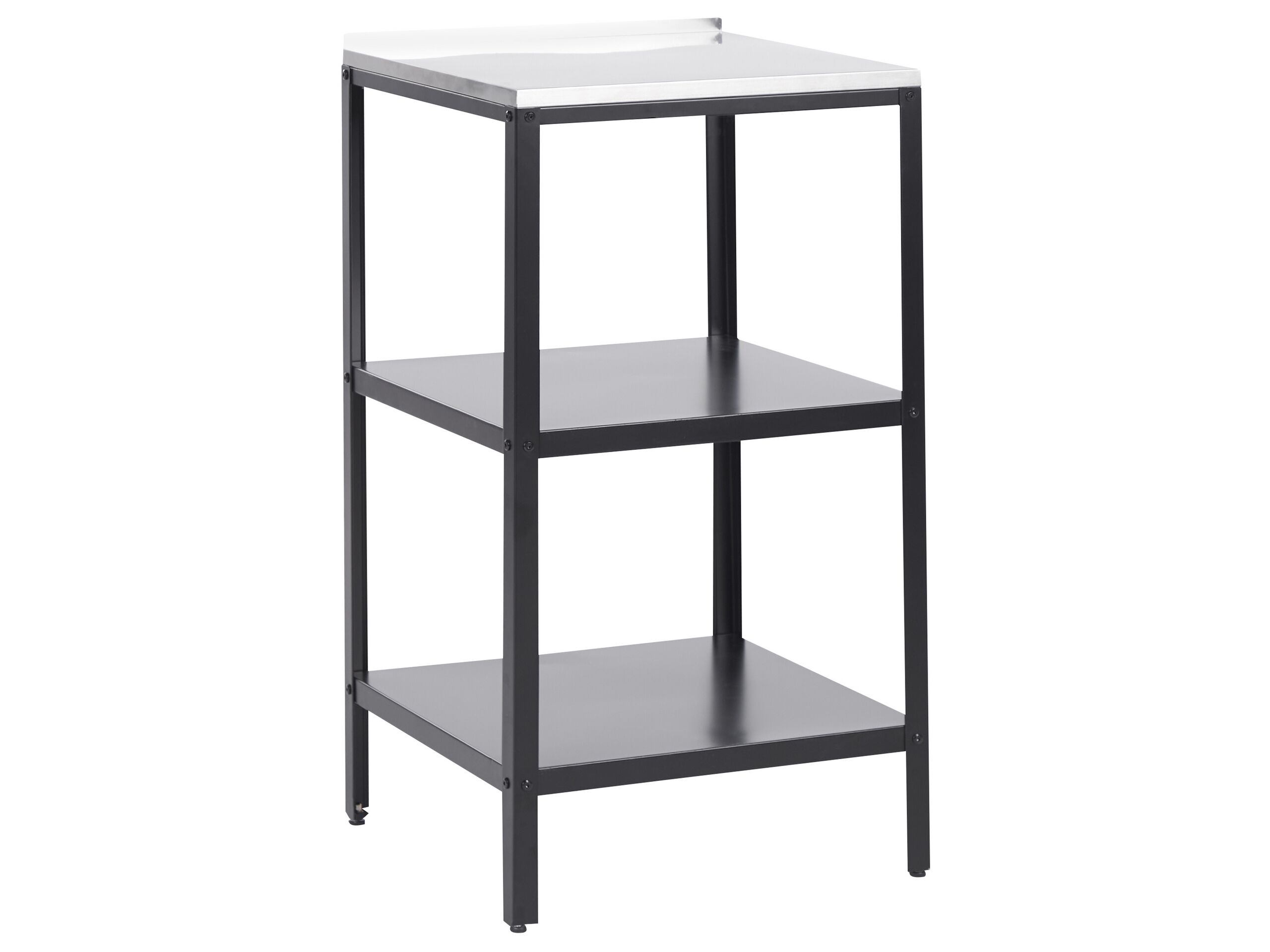 Steel Outdoor Kitchen Island 50x50x92 Black