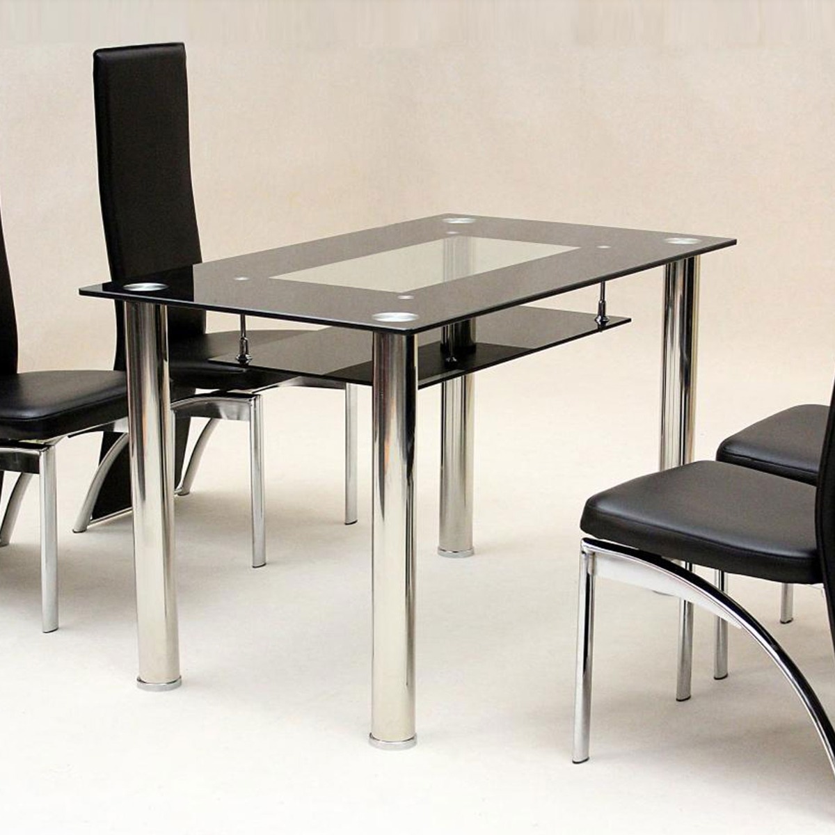 Bramwell Glass Small Dining Table
