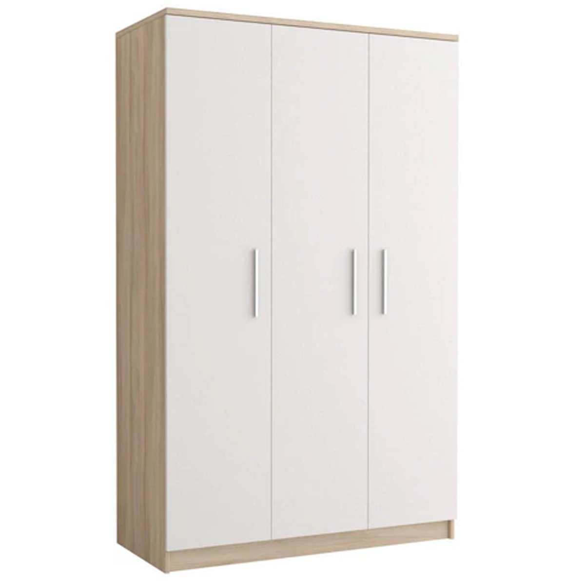 ORMISTON 3 Door Wardrobe Light Oak - 120cm