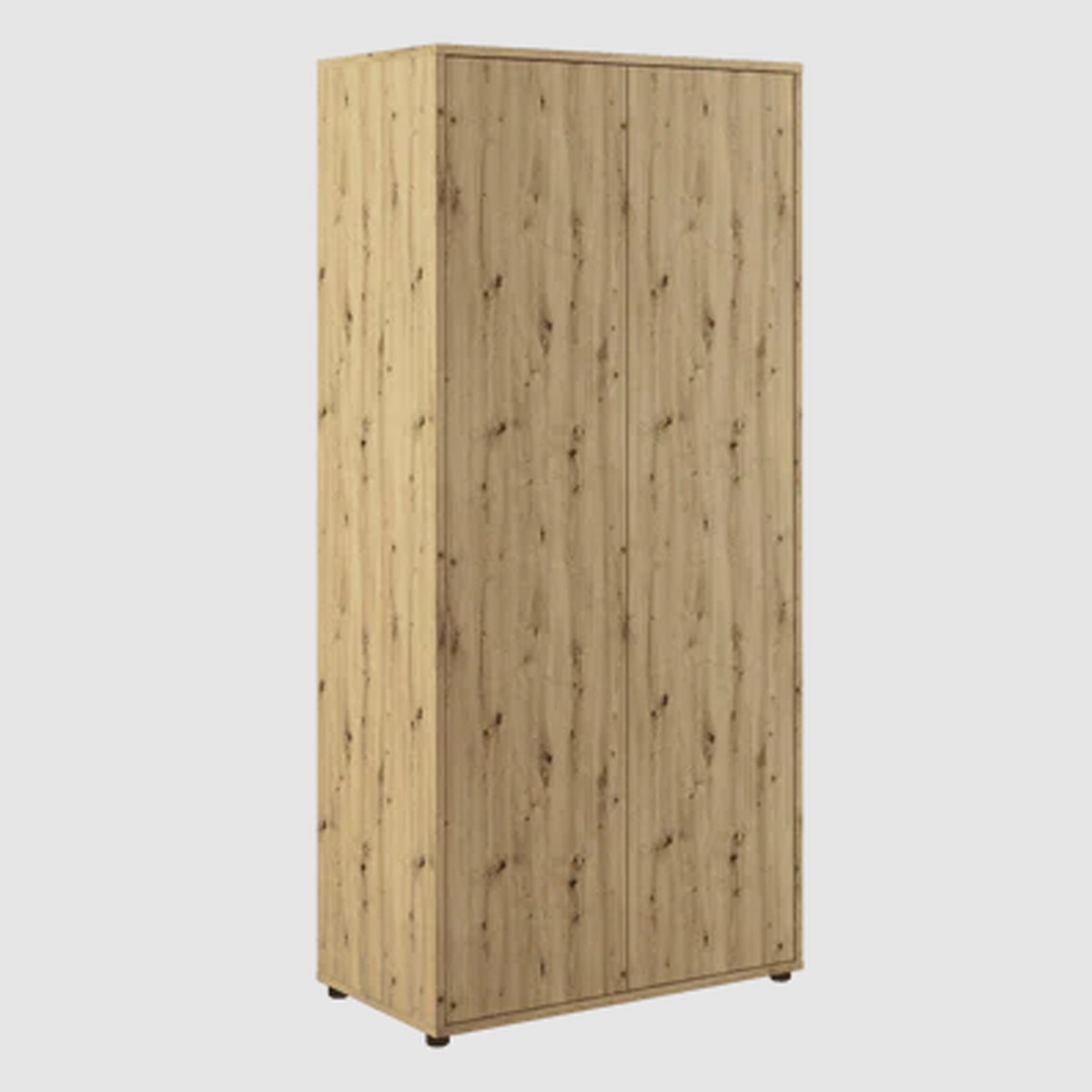 DONNELL 2 Door Wardrobe Medium Oak - 101cm