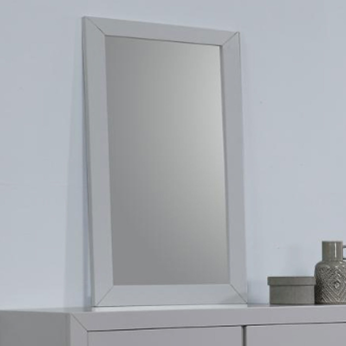 Sinestro Dressing Table Mirror - Grey Frame