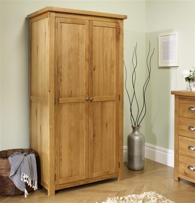 WOKINGHAM 2 Door Wardrobe Oak - 97cm