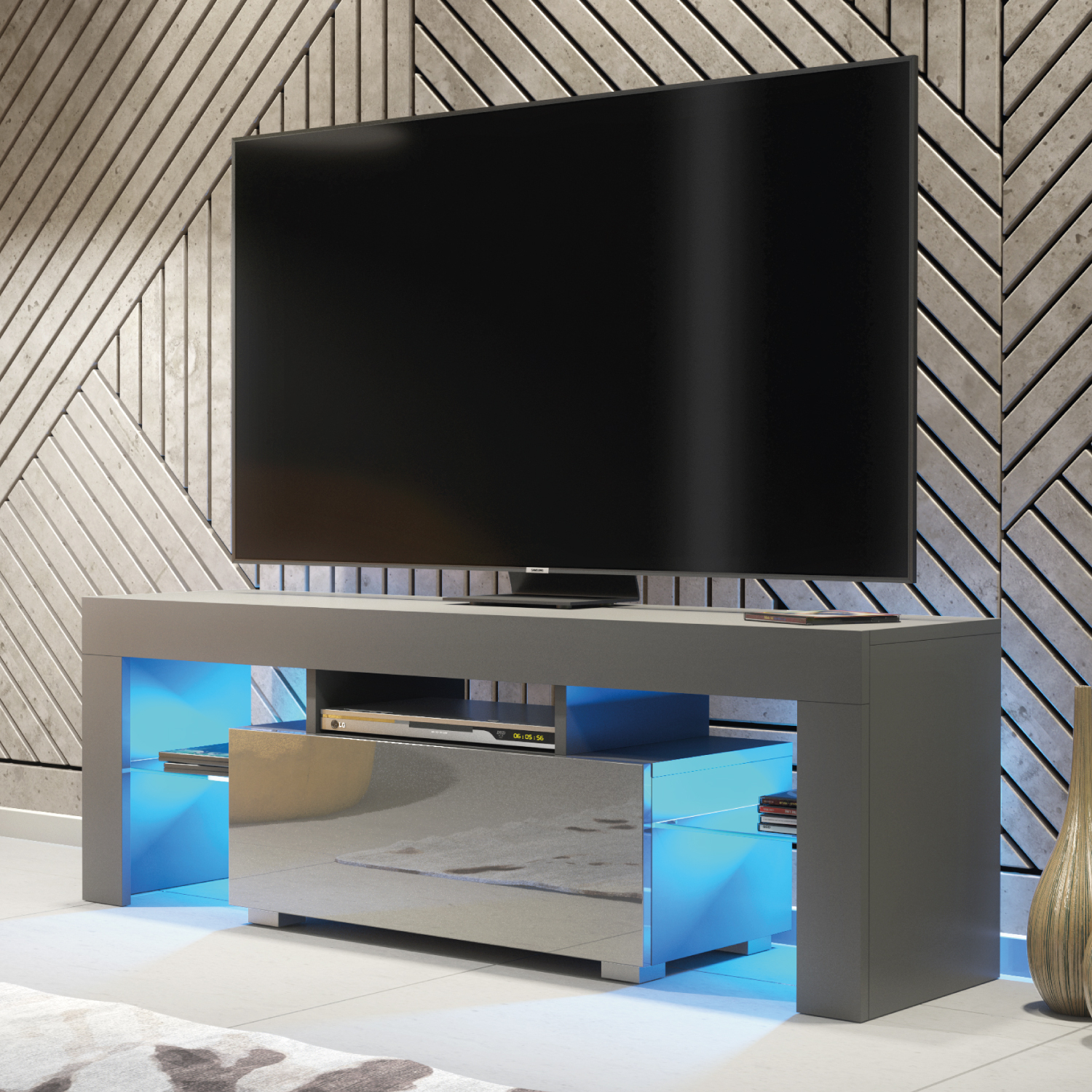 GROVE TV Unit 130cm - Dark Grey
